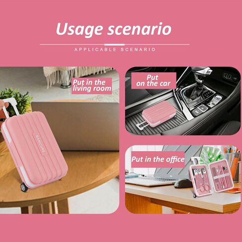 Funny Luggage Nail Clipper Set, Women Stocking Stuffers, Christmas Gifts for Young Girls, Girlfriends, Wife in Saudi Arabia