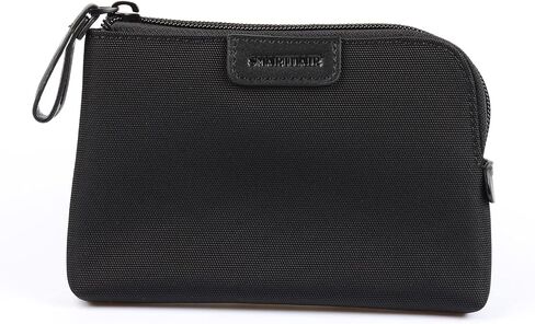 Coin Purse Change Wallet Pouch Nylon Card Holder for Women,Black,YS004 in Kuwait