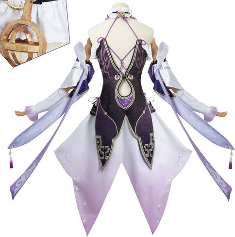 أزياء تنكرية لحياة هونكاي ستار رايل التأثيرية أزياء الهالوين مجموعة كاملة من الأزياء للبالغين من الجنسين in Kuwait