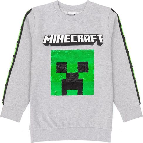 ماينكرافت كيدز سويت شيرت ترتر زاحف TNT رمادي Gamer Jumper هوديي in Saudi Arabia