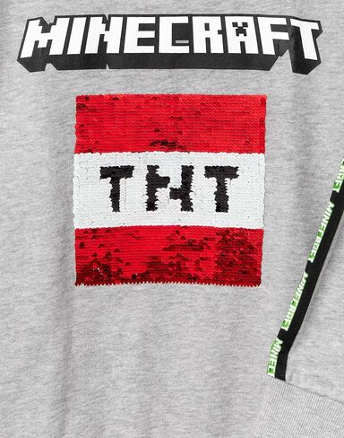 ماينكرافت كيدز سويت شيرت ترتر زاحف TNT رمادي Gamer Jumper هوديي in Saudi Arabia
