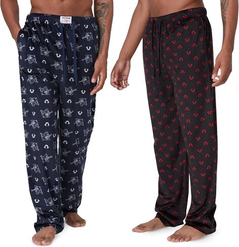 طقم بيجامة من الصوف من قطعتين من True Religion للرجال، ملابس نوم للرجال من PJ Pants in Kuwait