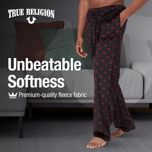 طقم بيجامة من الصوف من قطعتين من True Religion للرجال، ملابس نوم للرجال من PJ Pants in Kuwait