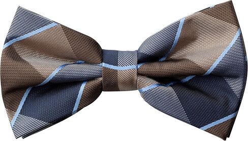 ربطة عنق منقوشة للرجال من GoTie - ربطات عنق جاهزة للارتداء - ربطات عنق قابلة للتعديل مسبقًا للرجال القصير أو الطويل in Kuwait