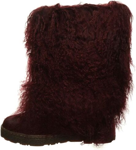 بوتيس نسائي من BEARPAW متعدد الألوان | بوت نسائي فرو طبيعي | حذاء سهل الارتداء للنساء | حذاء شتوي مريح in Kuwait