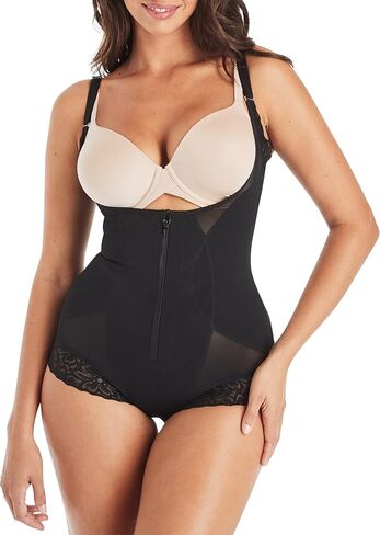 Maidenform Women's Ultra Sculpts Fajas Colombianas, Ultra Firm Open Bust Bodysuit Shapewear in Kuwait