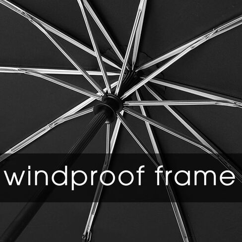 مظلة جولف مدمجة مقاس 62 بوصة للمطر والشمس - فتح وإغلاق تلقائي - مظلة كبيرة جدًا لشخصين - مظلة مزدوجة مقاومة للرياح in Kuwait