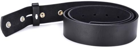 XDOVET Mens Leather Belt Strap Without Buckle, Replacement Leather Belt Strap with Snap on Buckle Width 1 3/8 Inch in Saudi Arabia