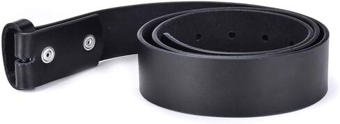 XDOVET Mens Leather Belt Strap Without Buckle, Replacement Leather Belt Strap with Snap on Buckle Width 1 3/8 Inch in Saudi Arabia