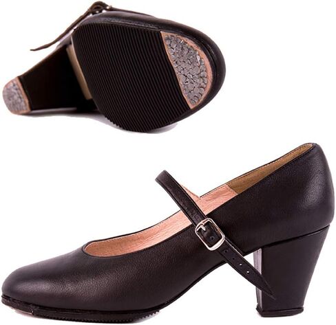 Miguelito 1600 Women's Flamenco Dance Shoes with Nails, Leather, 2.5" Heel in Saudi Arabia