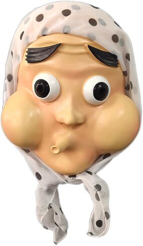 Anime Cosplay Hotaru Haganezuka Latex Mask, Traditional Japanese Hyottoko Mask, New Halloween Costume Masquerade Party Props in Kuwait