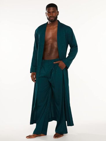 Savage X Fenty، رداء طويل للرجال من Savage X Satin Jacquard in Saudi Arabia