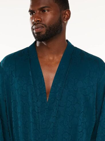Savage X Fenty، رداء طويل للرجال من Savage X Satin Jacquard in Saudi Arabia