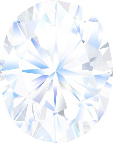 0.1ct-8.0ct Moissanite Stone Loose Simulated Diamond D Colorless Brilliant Oval Cut VVS1 Clarity Gemstones for Engagement Ring Pendant Necklace Jewelry Making with Certificate of Authenticity in Saudi Arabia