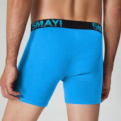 Counting Stars Men's Boxer Briefs Underwear Cotton Colorful Mens Underwear Boxer Briefs for Men Pack S M L XL XXL in Saudi Arabia