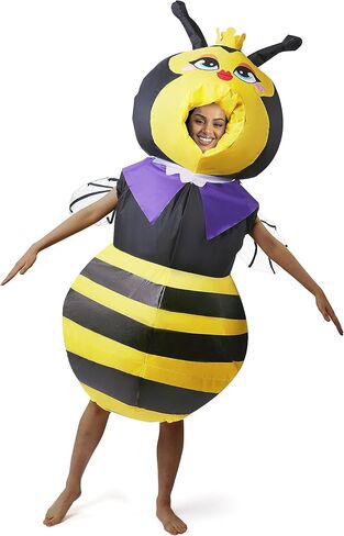 زي Spooktacular Creations للبالغين القابل للنفخ لكامل الجسم من Bumble Bee Air Blow-up زي نحلة الهالوين الفاخر in Saudi Arabia
