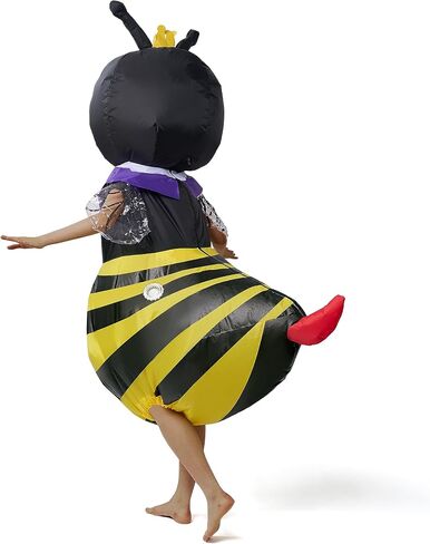 زي Spooktacular Creations للبالغين القابل للنفخ لكامل الجسم من Bumble Bee Air Blow-up زي نحلة الهالوين الفاخر in Saudi Arabia