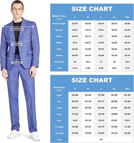 1PA1 بدلة رجالية بقصة ضيقة مكونة من قطعتين مع زرين، مجموعة بناطيل وسترة صلبة، بدلة رسمية لحفلات الزفاف والعمل للرجال... in Kuwait