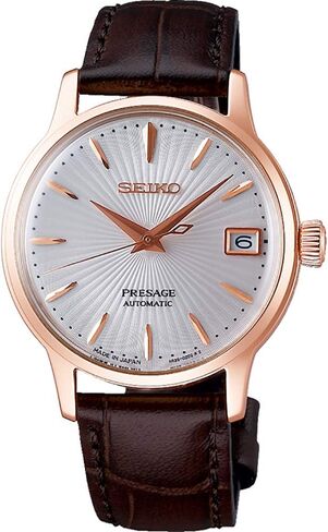 SEIKO PRESAGE Automatic Ladies Cocktail 'Bellini' Rose Gold Watch SRP852J1 in Saudi Arabia