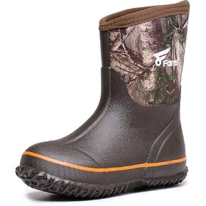 أحذية 8 مراوح للأطفال من النيوبرين، أحذية طين مموهة للصيد وصيد الأسماك من النيوبرين مقاومة للماء للأطفال الصغار الأولاد والبنات in Kuwait