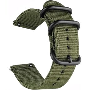 uEmoh Watch Straps, Quick Release Nylon Watch Bands for Men Women, Watch Bands of Multiple Colors & Width(18mm, 20mm, 22mm) in Saudi Arabia