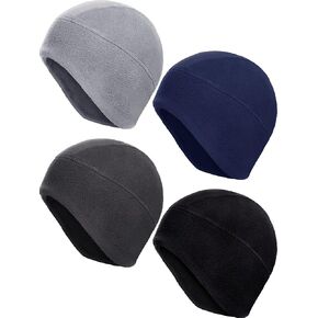 4 قطع من SATINIOR قبعة صوفية قبعة للرجال قبعة صغيرة تكتيكية للشتاء مع أغطية للأذنين للطقس البارد in Kuwait