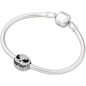 hanreshe الأقراط الجمجمة الجمجمة جاك فضية اللون دائرية صغيرة أقراط كابوس قبل عيد الميلاد الكرتون والمجوهرات القوطية للنساء والفتيات in Kuwait