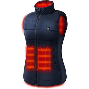 Poteina Women's Lightweight Heated Vest with 10000mAh Rechargeable Battery Pack Outdoor Warm Heated Vest in Saudi Arabia