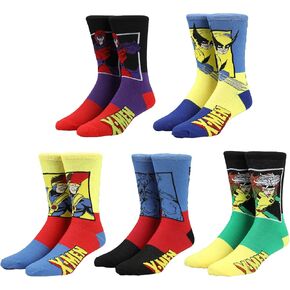 X-Men Classic Character Artwork Crew Socks (5-Pack) in Saudi Arabia