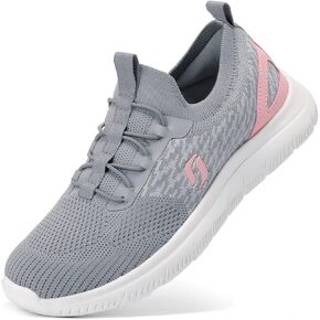 STQ Women's Slip On Walking Shoes Breathable Comfortable Sneakers