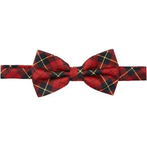 Jacob Alexander Men's Royal Tartans Plaid Adjustable Pre-Tied Banded Bow Tie