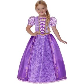 Spirit Halloween Tangled Toddler Rapunzel Costume | Officially Licensed | Disney Princess Cosplay | Group Costume in Saudi Arabia