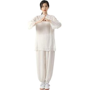 KSUA Womens Tai Chi Suit Traditional Chinese Clothing Kung Fu Uniform Women Martial Arts Uniform in Kuwait