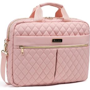 Womens Laptop Bag, 17-3-Inch Laptop & Tablet Briefcase for Women, Quilted Office Laptop Case Computer Book Bag for Business Work Travel, Black… in Kuwait