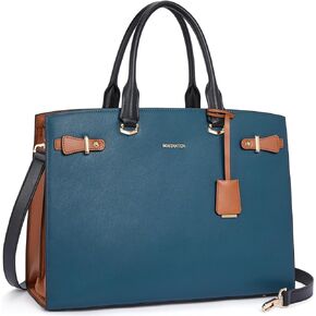 BOSTANTEN Briefcase for Women 15.6 Inch Genuine Leather Laptop Briefcase Shoulder Work Tote Bag Purse in Kuwait