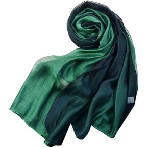 SNUG STAR Cotton Silk Scarf Elegant Soft Wraps Color Shade Scarves for Women in Saudi Arabia