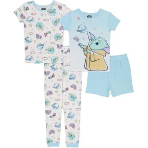 Star Wars Girls' 4-Piece Snug-Fit Cotton Pajama Set in Saudi Arabia
