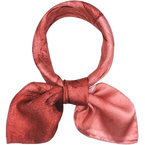 ANDANTINO 100% Mulberry Silk Scarf -21" Lightweight Square Neckerchief – Breathable Digital Printed Scarves with Gift Packed