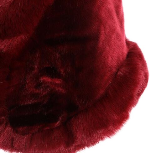 معطف Amore Bridal نسائي فاخر من الفرو الصناعي شال الملتف من أجل الشتاء in Kuwait