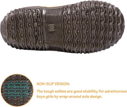 أحذية 8 مراوح للأطفال من النيوبرين، أحذية طين مموهة للصيد وصيد الأسماك من النيوبرين مقاومة للماء للأطفال الصغار الأولاد والبنات in Kuwait