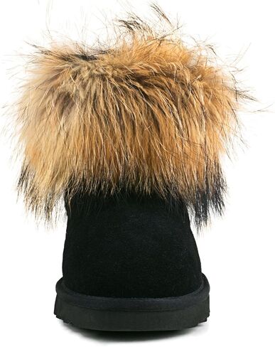 AUSLAND Women's Snow Boots Fur Boots Ankle Short 99251 in Kuwait