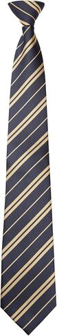 Jacob Alexander Woven Double Stripe Men's Clip-On Neck Tie in Saudi Arabia