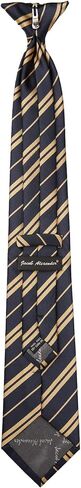 Jacob Alexander Woven Double Stripe Men's Clip-On Neck Tie in Saudi Arabia