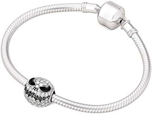 hanreshe الأقراط الجمجمة الجمجمة جاك فضية اللون دائرية صغيرة أقراط كابوس قبل عيد الميلاد الكرتون والمجوهرات القوطية للنساء والفتيات in Kuwait