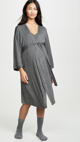 Maternity/Postpartum Hospital Gift Set| Hospital Essentials Post Baby Brief Underwear, Nursing Friendly Nightgown, Cozy Socks in Saudi Arabia