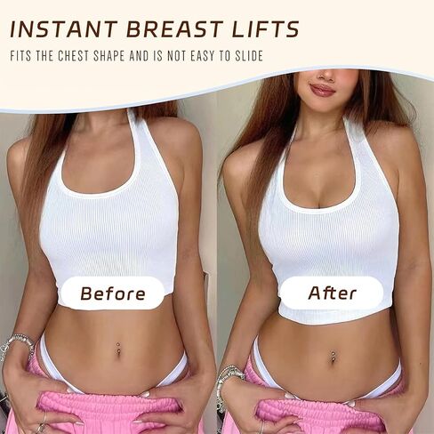 Sticky Bra Silicone Adhesive Bra for Women Reusable Invisible Lift Up Bra Stick On Bra Cups for Strapless Backless Pasties Bra Breast Lift Self Adhesive Push Up Bra for A-D Cups Nude in Saudi Arabia
