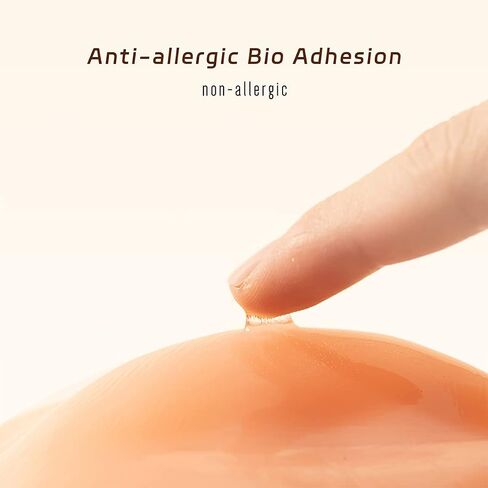 Sticky Bra Silicone Adhesive Bra for Women Reusable Invisible Lift Up Bra Stick On Bra Cups for Strapless Backless Pasties Bra Breast Lift Self Adhesive Push Up Bra for A-D Cups Nude in Saudi Arabia