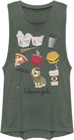 Gilmore Girls Girls Icon Jumble Women's Muscle Tank in Kuwait