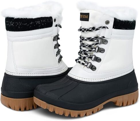 TF STAR women warm outdoor winter snow boots,women's fashion comfortable winter duck boots in Kuwait