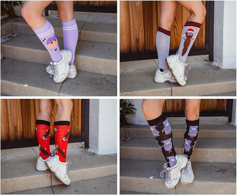 مجموعة هدايا جوارب تولي والمستر هانكي كرو من ساوث بارك | مجموعة من 4 in Kuwait